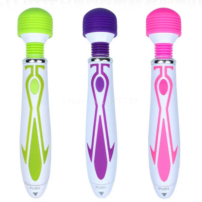 Magic Wands Vibratori AV Stick Massager 60 velocità Bullet Clitoride Vibratore Full Body Massager Sex Prducts 3 colori Spedizione gratuita