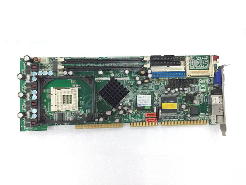 Originele Rocky-4786EVG-RS-R40 Socket 478 SBC Industriebord Dual Ethernet-poorten 100% Getest Werken, Gebruikt, In goede staat