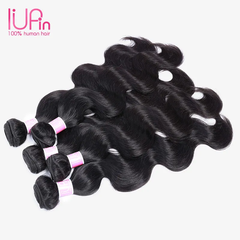 Raw Cambodian Virgin Hair Body Wave 4 Bundles Wet and Wavy Brazilian Human Hair Peruvian Malaysian Bundles IUPin Hair Products Bea4648425