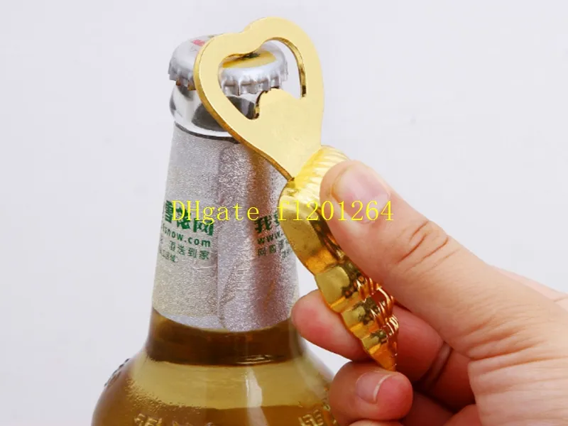 Fast Shipping Gold Conch Bottle opener Beer Bottle Opener For Party Wedding favors gift Beach series