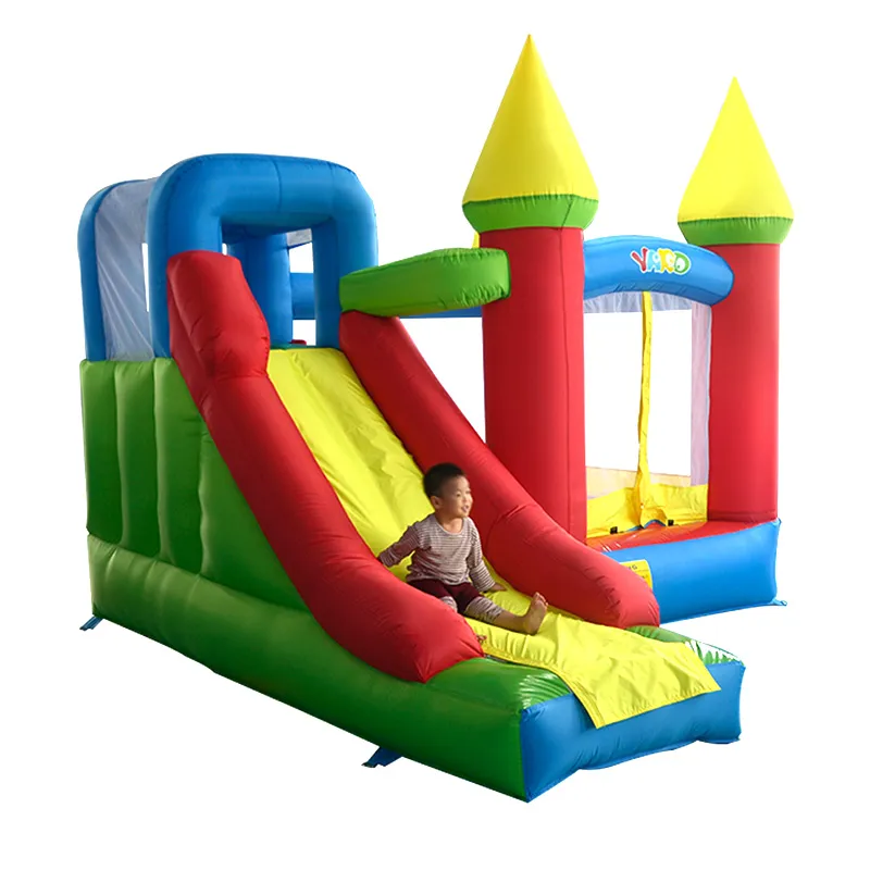 Yard Uppblåsbara Bouncer Hoppning Castle Bounce House Combo Slide With Blower