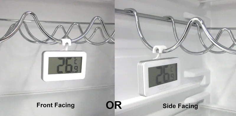 Digital Kühlschrank Gefrierschrank Thermometer Hohe Präzision Wasserdichte Elektronische Thermograph Kühlschrank Thermometer Mit Frost Alarm 2017 Neu