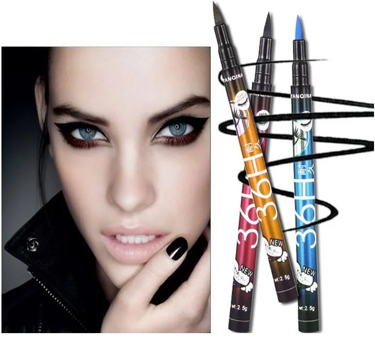 YANQINA Fashion Make-up wasserdicht Gel 36h Eyeliner Pencil Wasserdicht Leicht zu tragender Magic Eyeliner Pencil