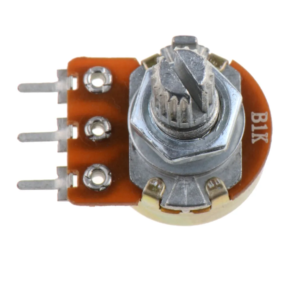 BARD 1 Stück WH148 Typ B1K, B5K Ohm Linear Taper Rotary Potentiometer Panel Pot 3 Pin B00013