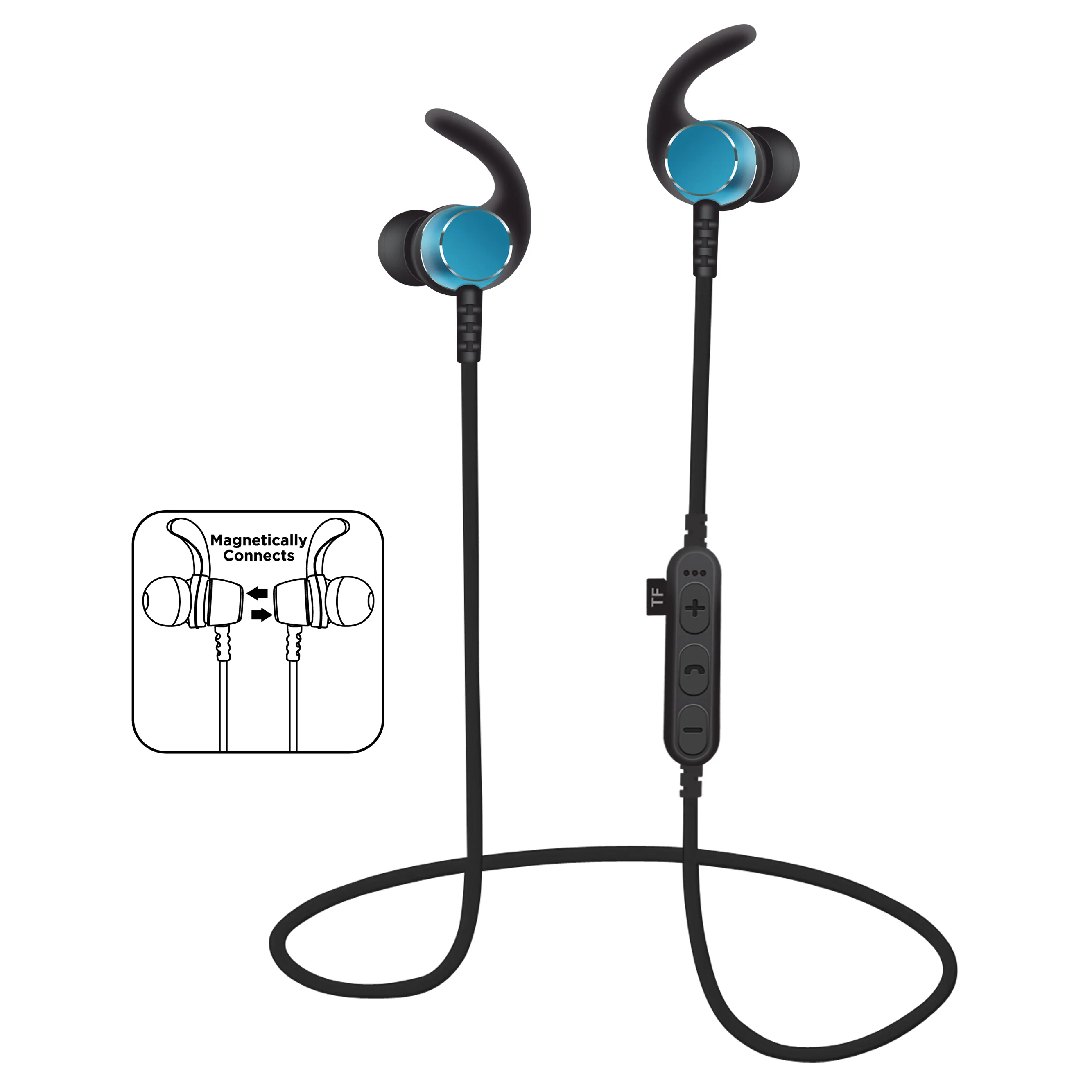 MS-T3 Magnetic sport Wireless Bluetooth headset earphones earbuds BT 4.2 headphones With Mic MP3 Stereo For smart phone