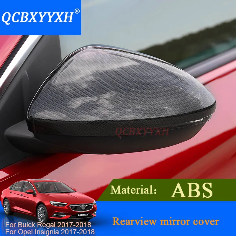 Qcbxyyxh voor Buick Regal Opel Insignia 2017 2018 Auto Achteruitkijkspiegel Cover Frame Sticker Sequin Exterior Decoration Auto Styling