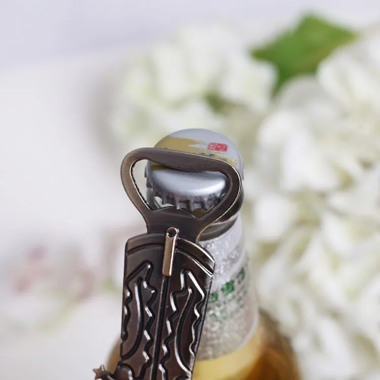 Retro Boots Chrome Bottle Opener Abrelatas de cerveza Favores de la boda Suministros Vino Favor Regalo de Navidad Nuevo