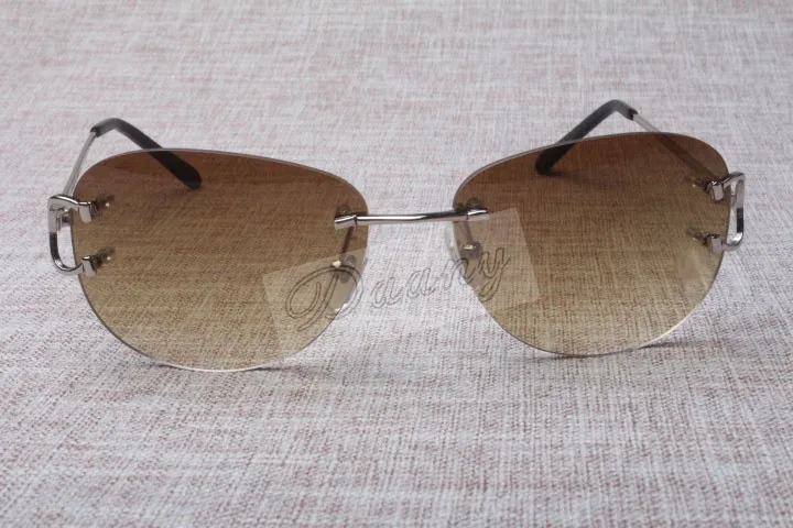 Hot wholesale 4193828 sunglasses glasses men and women safe metal sunglasses Size: 56-18-135mm