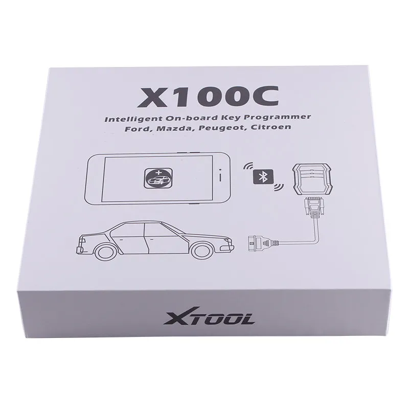 Original XTool X100C Auto Key Programmerare för iOS Android Bättre än F100 F102 F108 X100 C PIN-kodläsare med speciell funktion