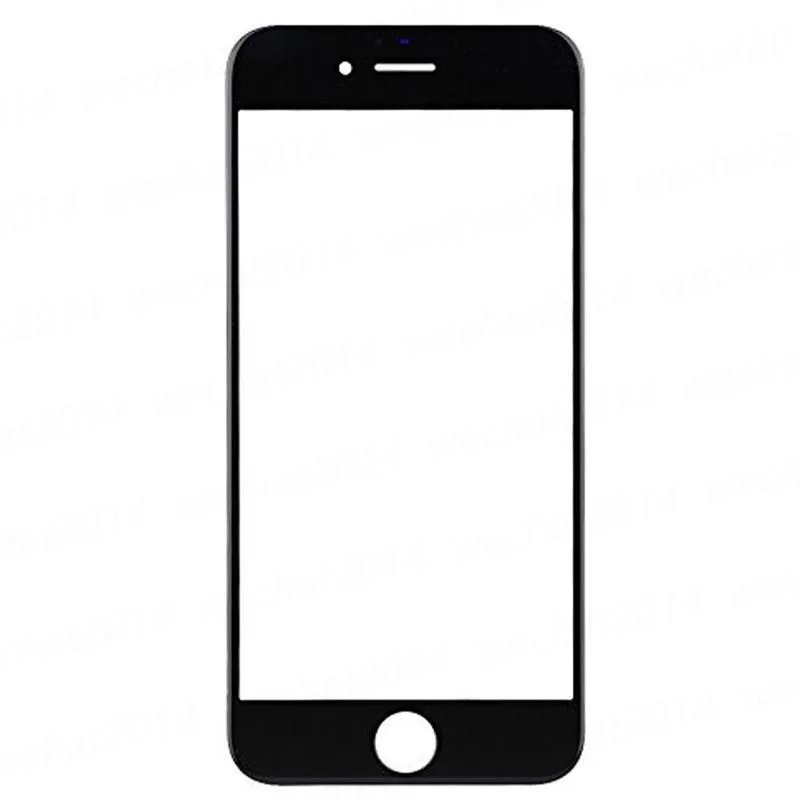 Czarny biały przedni zewnętrzny ekran dotykowy Wymiana dla iPhone 6 plus 6s plus 7 plus darmowy DHL