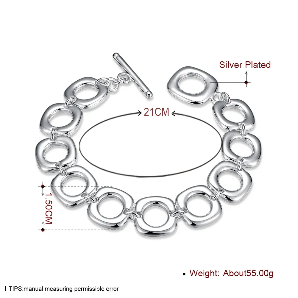 Wholesale - Retail lowest price Christmas gift, new 925 silver fashion Bracelet BH106