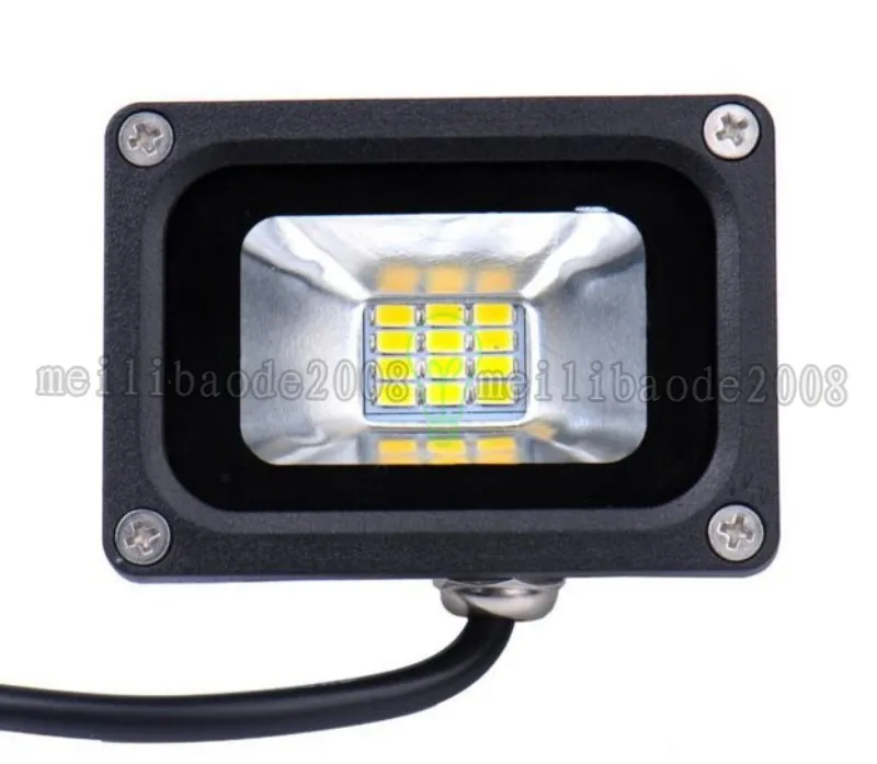 10W LED Flood Light Vattentät Floodlight Landskap Utomhusbelysning Lawn Lampa Varm Vit Kallvit IP65