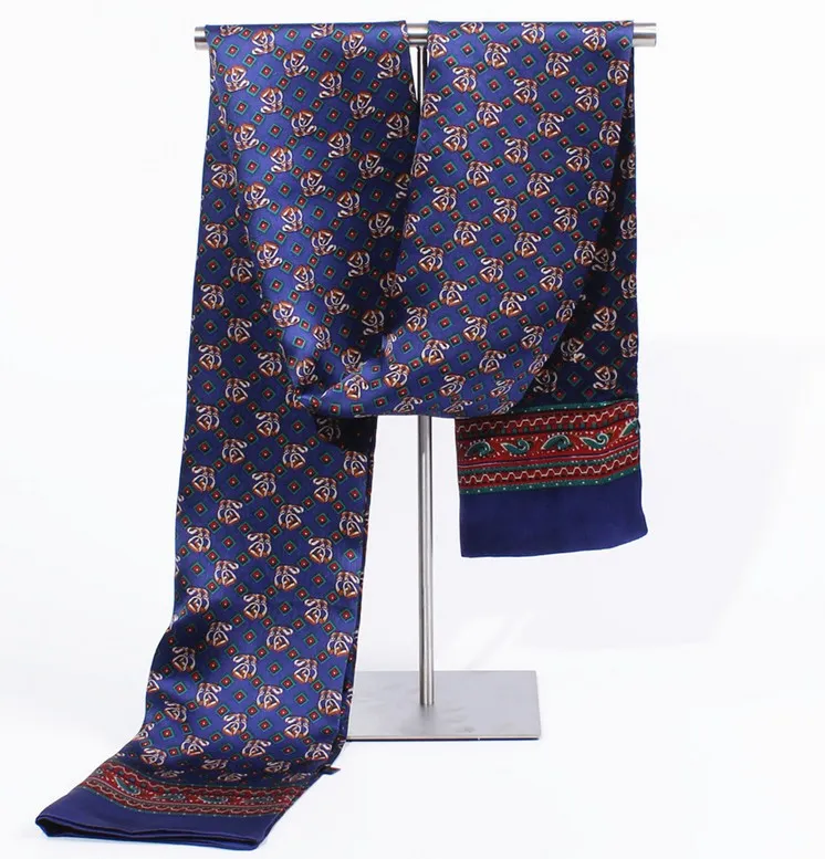 Bufandas de seda de 2 capas para hombre HOMBROS DE SEDA bufanda bufanda Cuello bufanda bufanda 15 unids / lote # 1867