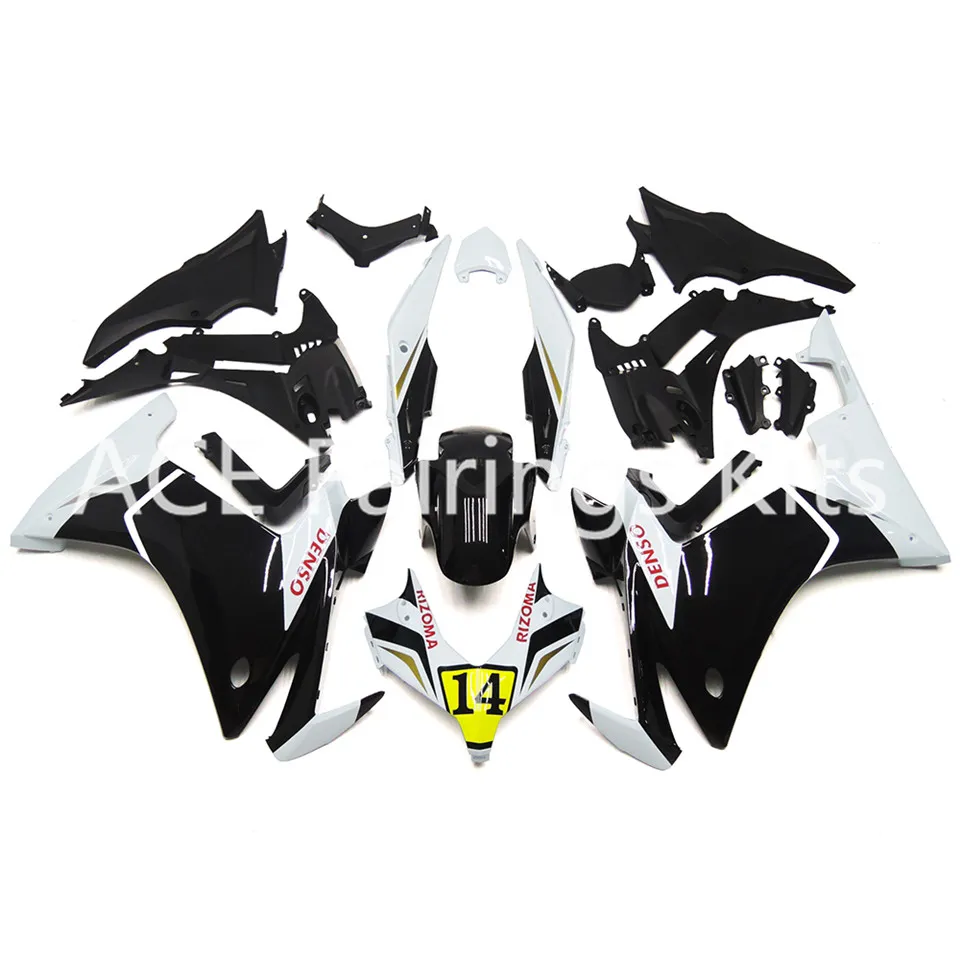 Honda CBR500R 2012 2013 2014 Kit Carénage moto ABS Injection Carrosserie CBR500 R 12 13 14 blanc noir