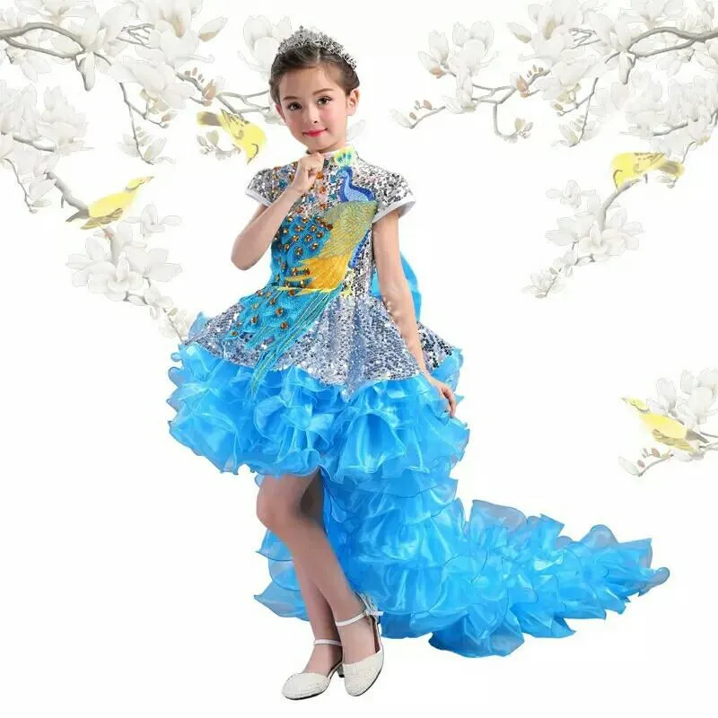 Vestito da online pavone per bambina
