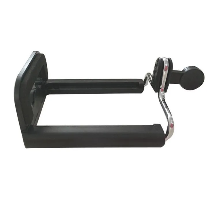 Soporte de montaje de Clip de soporte giratorio de 1/4 tornillos para Selfie Stick Monopod trípode, soporte universal para teléfono móvil soporte para cámara Iphone 6