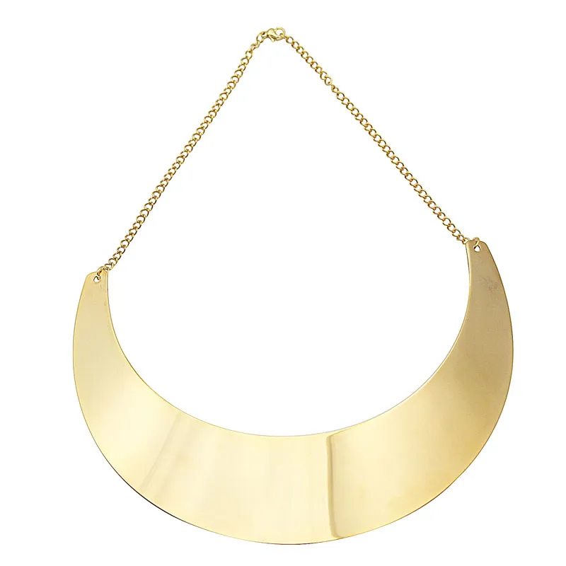 Collier Long Plaqué Or Avec Breloque - Pendentif Mode Déclaration Tour De Cou