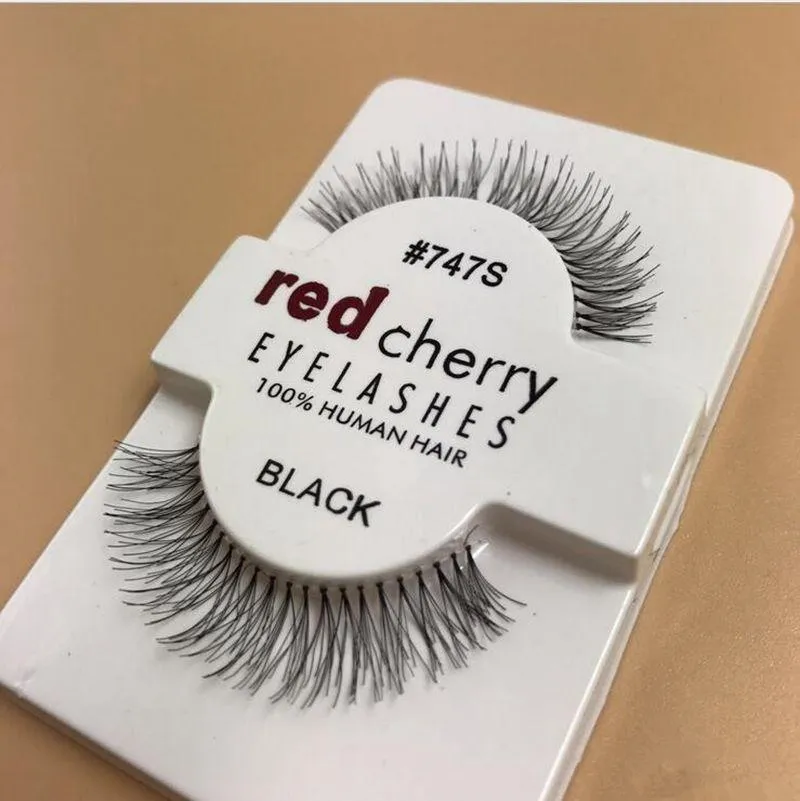 RED CHERRY False Eyelashes 100 Handmade Hair Strip Lash Fake Eye Lashes S M L6892028