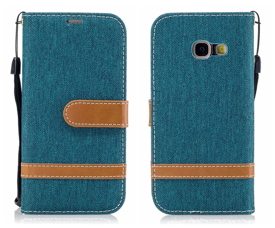 For Samsung Galaxy A3 2016 2017 Case Flip Cover Luxury Wallet Card Cowboy Vintage For Galaxy A3 A310 A310F A320 Case