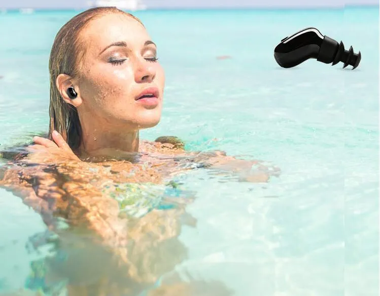 Mini Wireless Headphones Single Headphones Headset Sport Vattentät In-Ear Hörlurar för alla mobila öron med mobiltelefonbluetooth