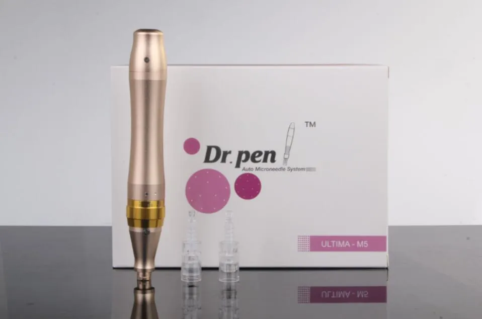 최신 ULTIMA M5-C / M5-W Derma 펜 전기식 마이크로 바늘 롤러 Dr.Pen 5 단계의 디지털 제어