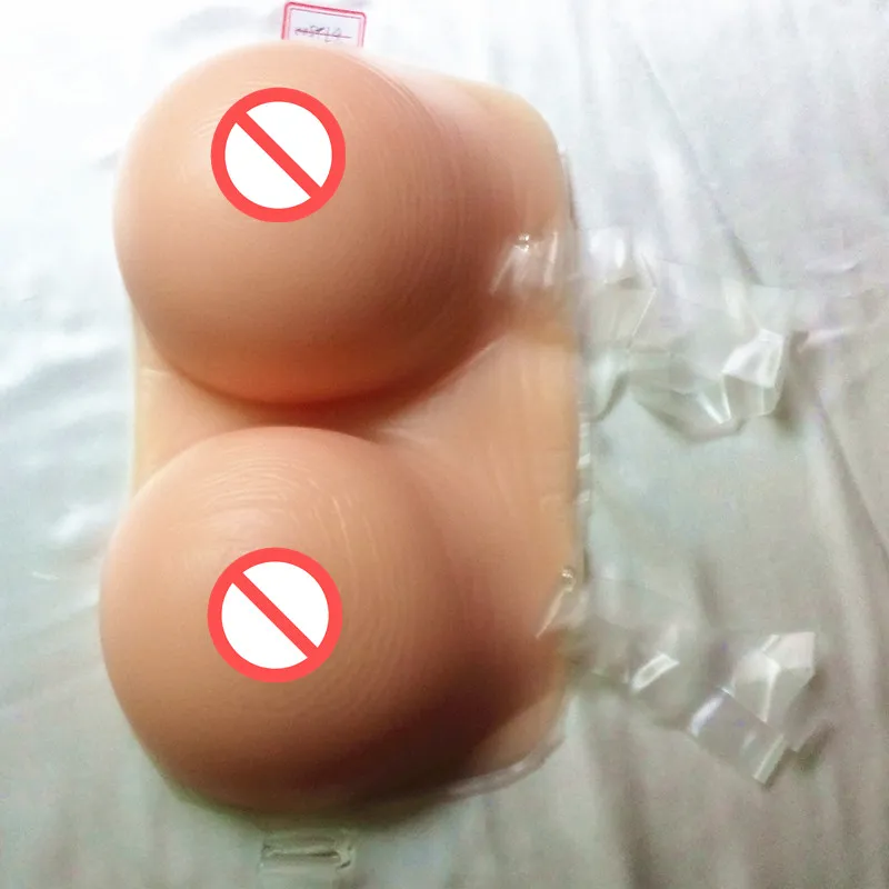 natural silicone breast forms Silicon Breast Cups 2000g largest size of shemale or crossdresser5025621