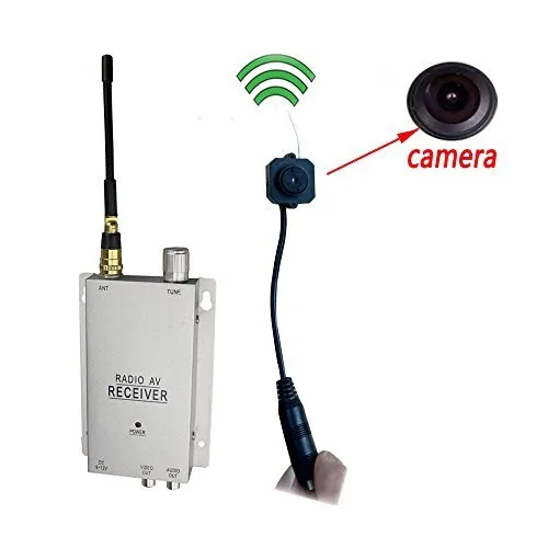 Wireless Security Camera With Receiver Micro Cam Complete Surveillance