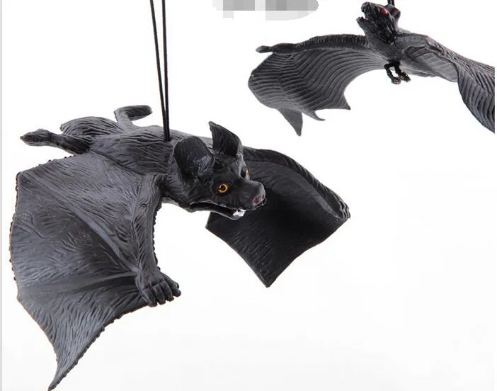 Bats Halloween antigos Simulação Brinquedos antigos pendant Tamanho Bats Halloween decorativa Props G810