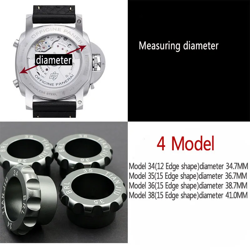 Outils de réparation pour le retrait du boîtier, matrice d'horloger pour ouvre-boîtier de montre Panerai, ouvre-boîtier de montre Breitling