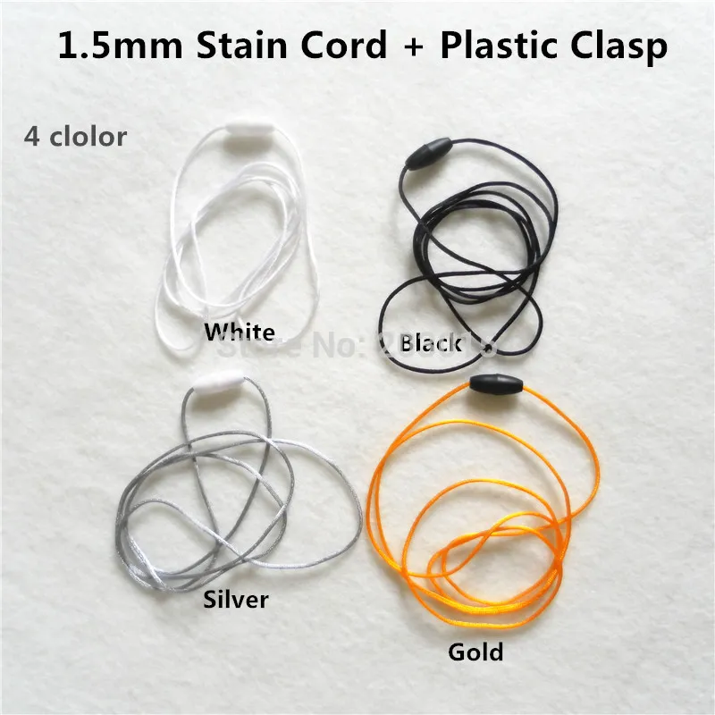Wholesale Satin Cord With Plastic Breakaway Clasps For