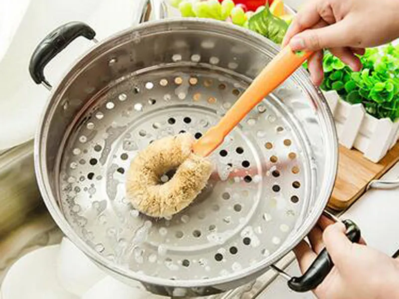 2017 novos Limpeza doméstica Ferramentas antiaderente panela de óleo tigela escova pot escova pratos frete grátis escova limpa