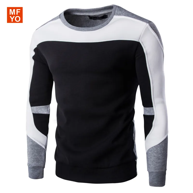 Gros- 2016 Hiver Coton Sweatershirt Hommes Marque Jacquard Pulls O cou Pulls Hommes Sweatershirt Blusao Masculino Hommes Manteau