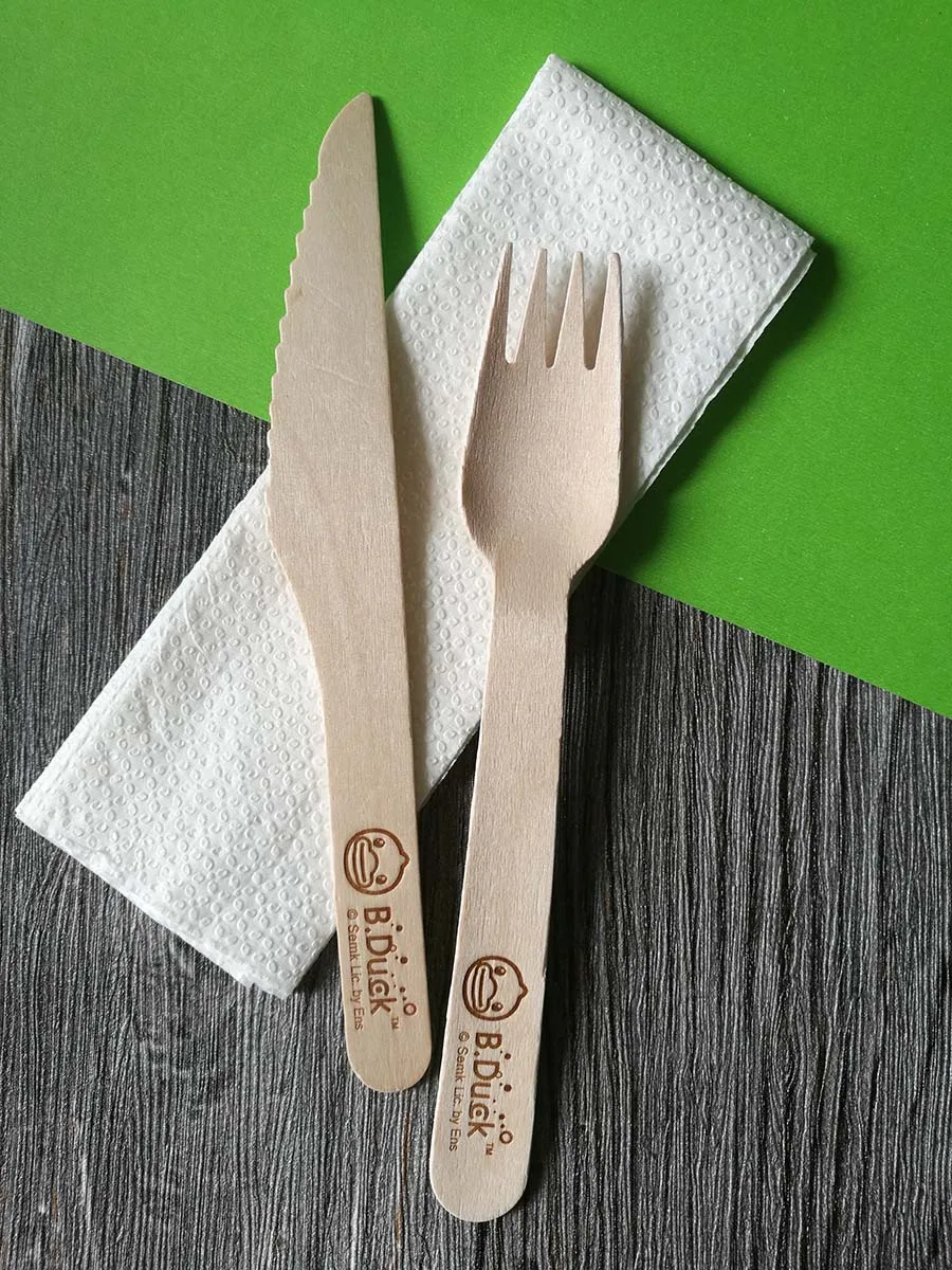 18335 # Knife Flatware Manufacturers Sell 6 Inch And 16cm Wooden Knives  Disposable Tableware For Western Style Food Steak Knives From Witboy,  $84.43