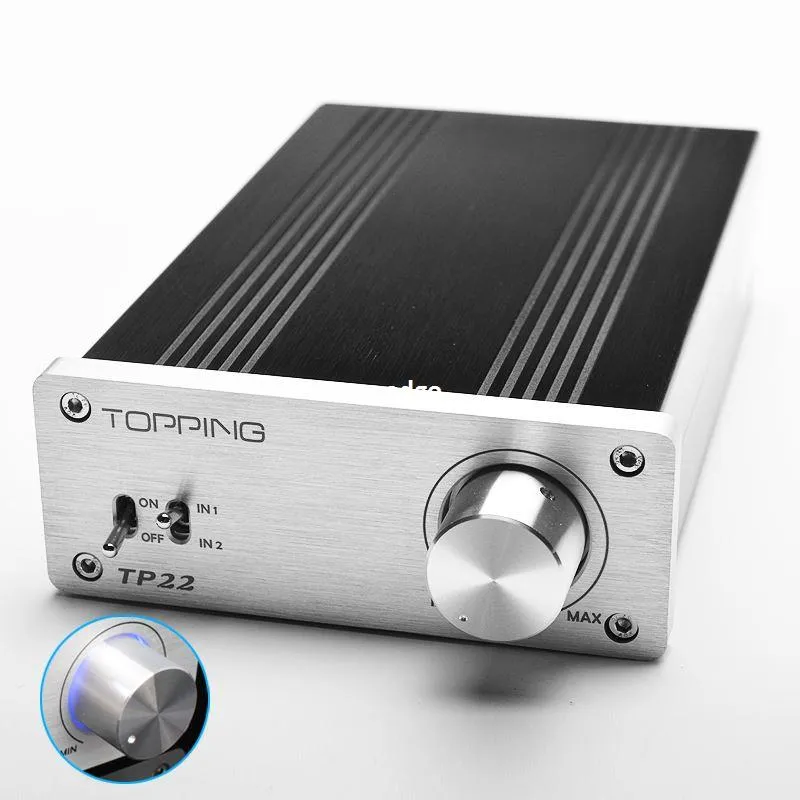 Freeshipping TP22 Nyaste TP31TK2050 Tripath Class T-Amp 2x30W Digital Amplifier Silver Högkvalitativ Professional Car Amp