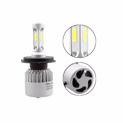 Kit de conversion LED 72W blanc 6000K H1 H4 H7 H11 9005 9004 9007 S2 LED LIGHTS LED LED LED LAMPE AUTO 12V HAUTE LUMINCT3679585