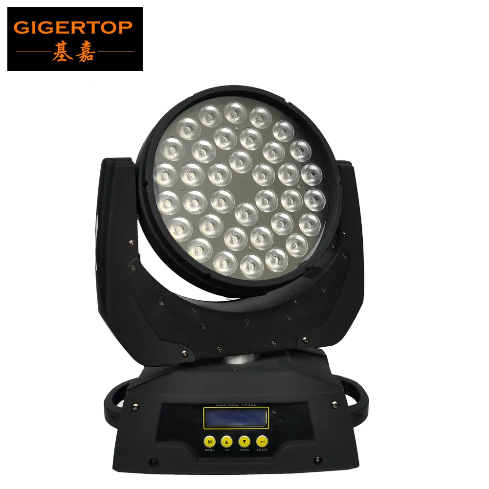 TIPTOP TP-L622 36 x 10W RGBW Led Moving Head Light No Zoom Wash 4in1 Color Wash Tianxin LED DMX 15 Channels No Zoom Function 380W