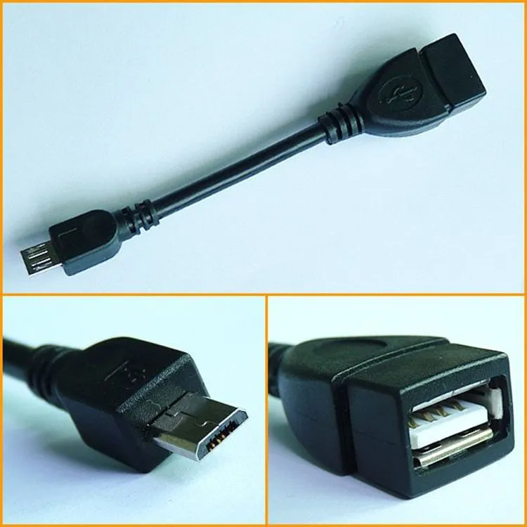 / 마이크로 USB 호스트 케이블 OTG 10cm 5pin 미니 usb 케이블 태블릿 pc 휴대 전화 mp4 mp5 스마트 전화 무료 배송