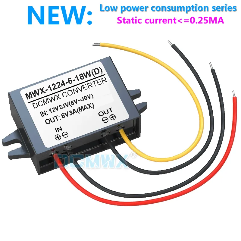 Convertisseur DC-DC 12V/24V Vers 8V 1A - Module Abaisseur (Buck) Compact - Pour électronique Auto, Projets DIY - Dimensions : 46x27x15 Mm