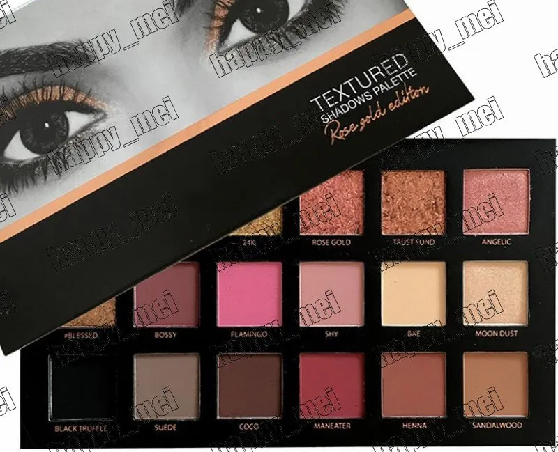 Factory Direct DHL Free Shipping New Makeup Eyes Textured Eyeshadow Palette 18 Colors Eye Shadow!