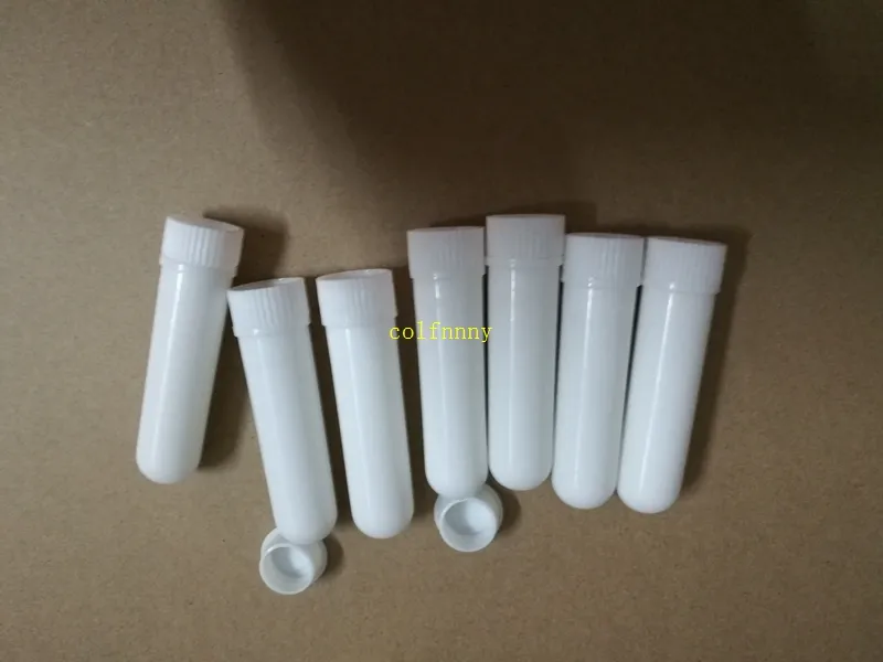 Inhaladores nasales en blanco, inhaladores nasales vacíos de plástico para aceite esencial DIY 7553583