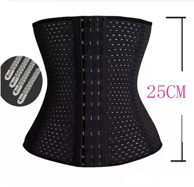 Good Quality Nylon Black Bodysuit Women Waist Trainer Tummy Slimmer Shapewear Training Corsets Cincher Body Shaper Bustier