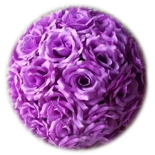 15 cm konstgjorda siden rose pomander blommor bollar bröllop fest bukett hem dekoration prydnad kyssande bollhop3044445