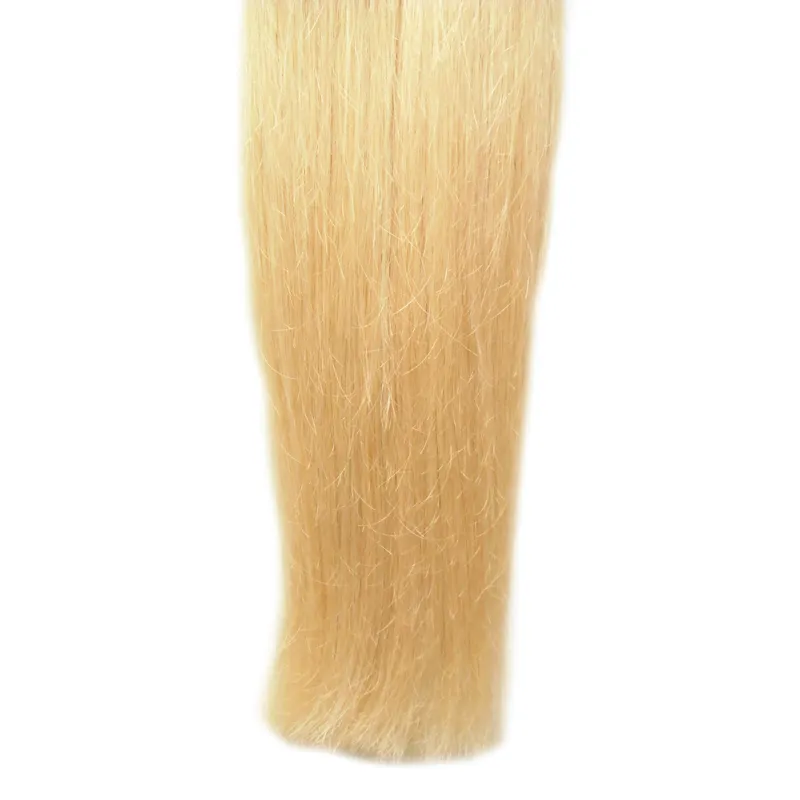 613 Bleach Blonde Brazylijskie dziewicze przedłużenia włosów ludzkich ludzkich włosów przedłużenie włosów 100 gstrands u końcówkę Hair Extensons Human1697645