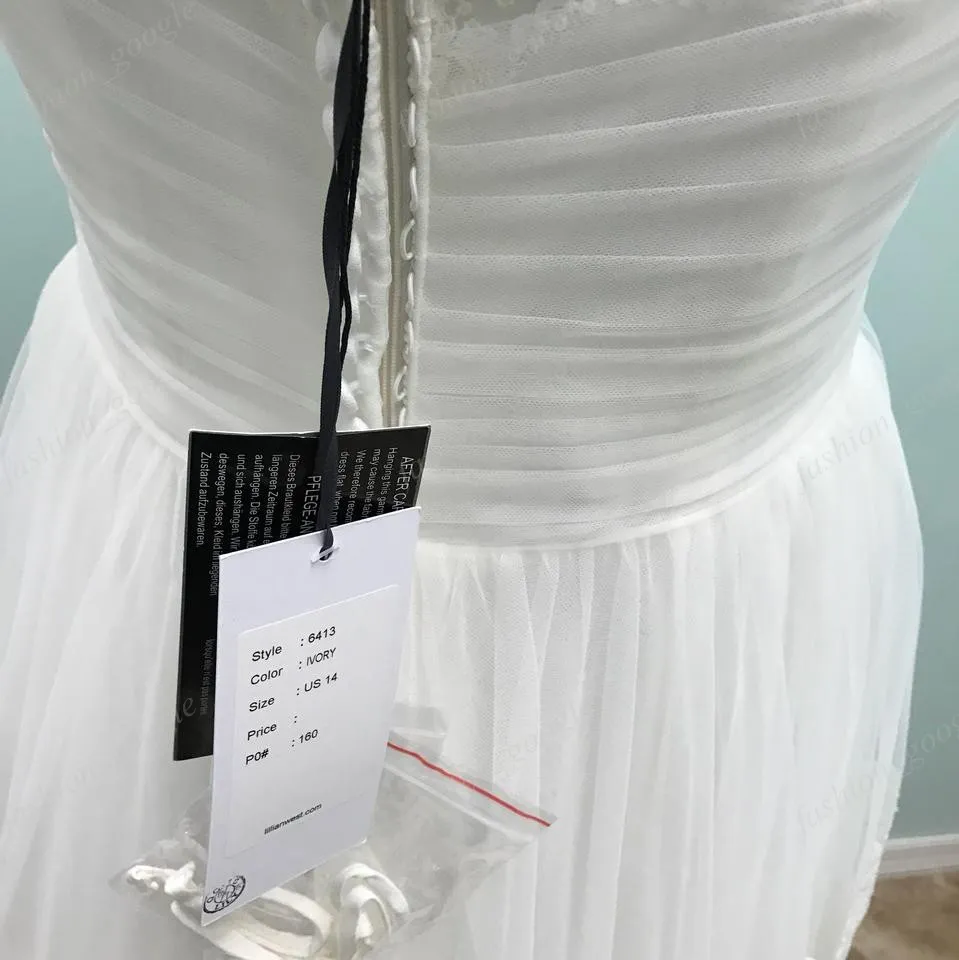 Robes de mariée bohème bohème 2017 avec jupe à volants encolure en cœur Real Pictures A Line Country Beach Garden Chapel vestidos de noiva