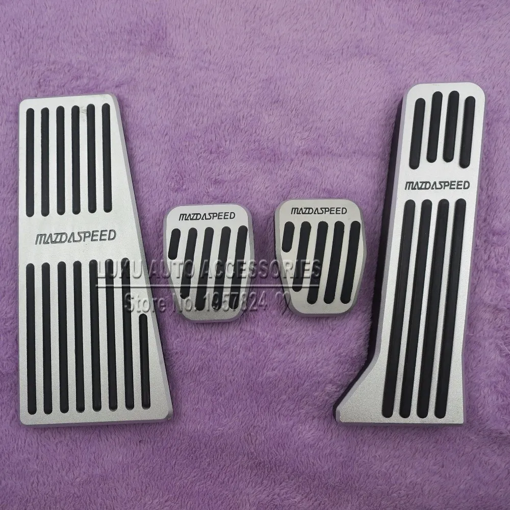 Non Drilling Gas Fuel Brake Universal Dead Pedal Footrest Pads For