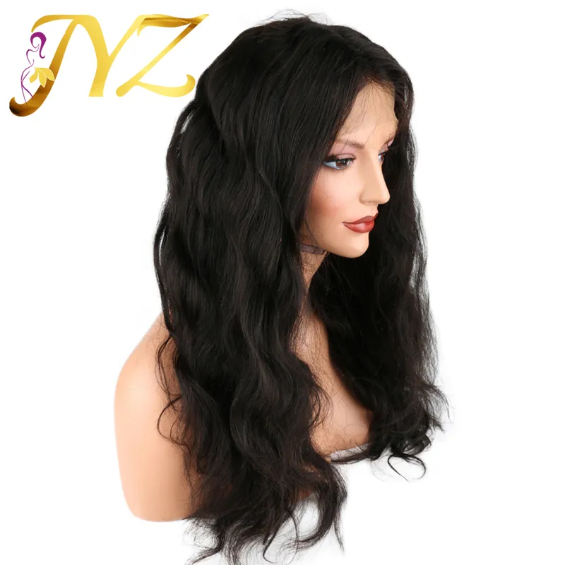 Pre Plucked Lace Front Pruiken Body Wave Full Lace Pruiken Gratis deel Natuurlijke Haarlijn Menselijk Haar Pruik Gebleekte Knopen Golvend Volledige Kant Pruik