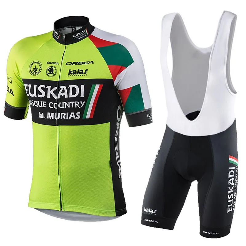 Cycling Jersey Sets EUSKADI hommes cyclisme Jersey ensembles Ropa Ciclismo vêtements vtt vélo vêtements vélo uniforme cyclisme maillots 2XS-6XL A65 240327