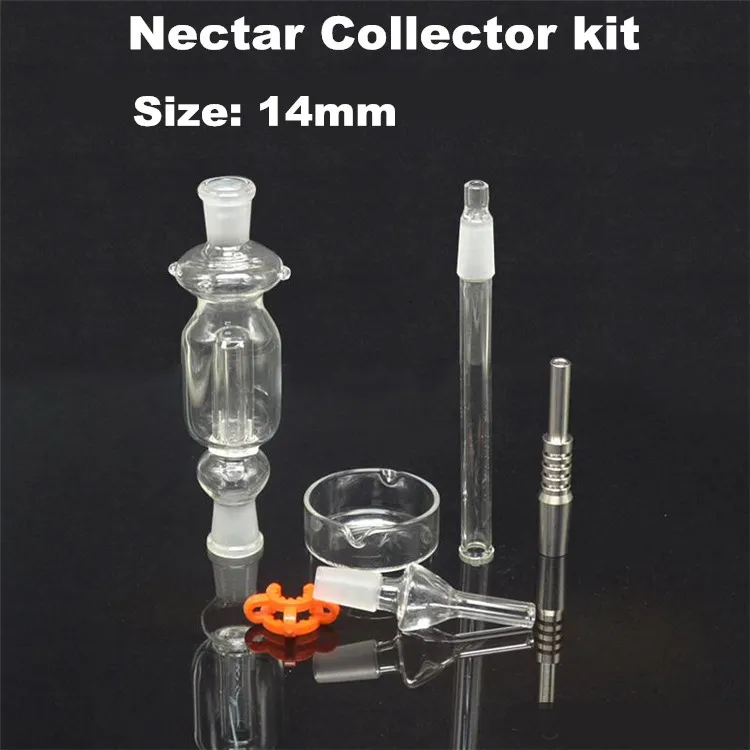 Accessoires pour fumeurs 14mm Quartz Bangers Titanium Nail Grade 2 Pipe Oil Rig Straw Concentrate For Collinss