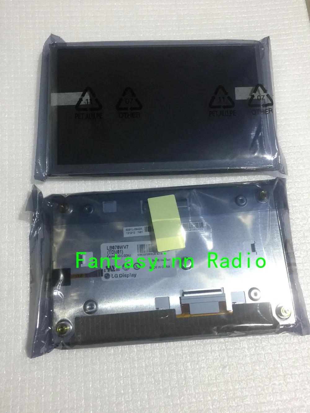 Post gratuito LB070WV7 TD 01 LB070WV7-TD01 LB070WV7-TD02 LB070WV7 TD02 Pannello LCD originale da 7 pollici navigazione auto LCD Hyundai