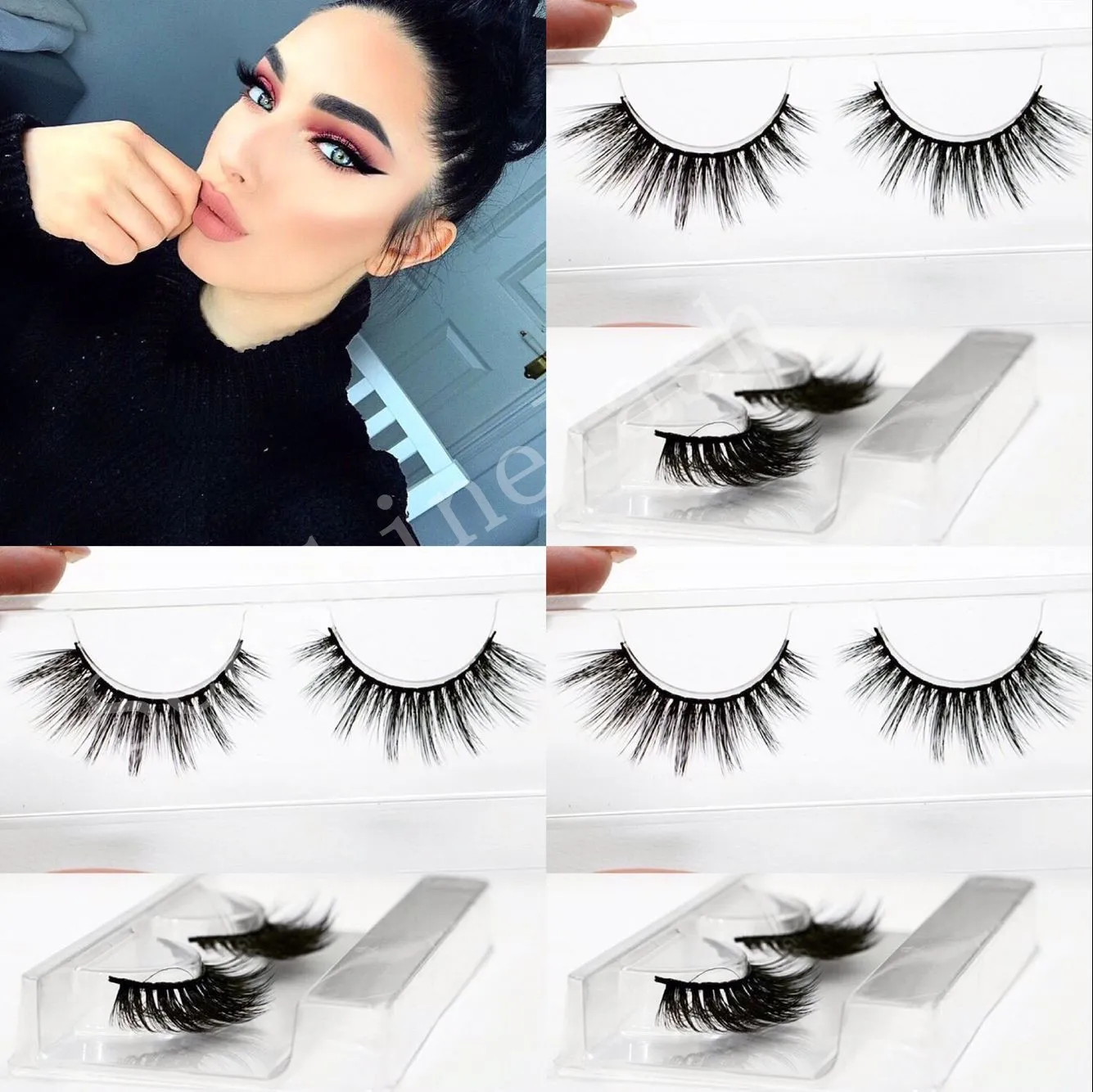 10 paires Lot Beauté 3D Faux Cils vente chaude Extensions De Cils à la main Faux Cils Volumineux Faux Cils Pour Cils Des Yeux Maquillage